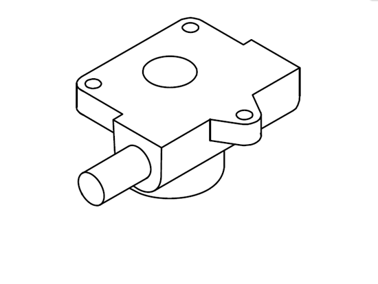 Picture of 0030B Gear box for rise and fall top head TYPE 31, 8:1