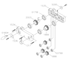 Picture of Padeves bloks, īso sagatavju ievilkšanai 226mm (starp asu centriem)