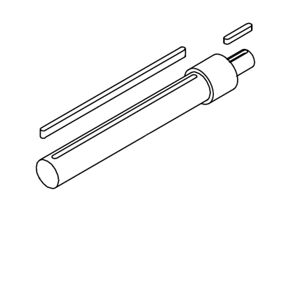 Picture of 0036 first bottom roller shaft Ø35*295