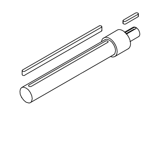 Picture of 0036 first bottom roller shaft Ø35*295