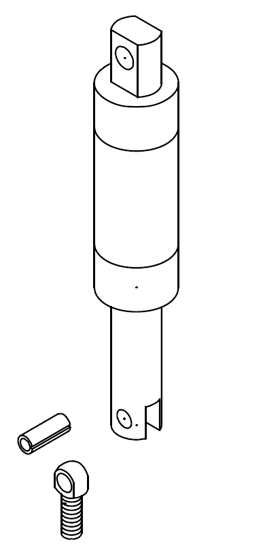 Picture of Pneimocilindrs, padeves ruļļiem (divpusējs) SP/TH