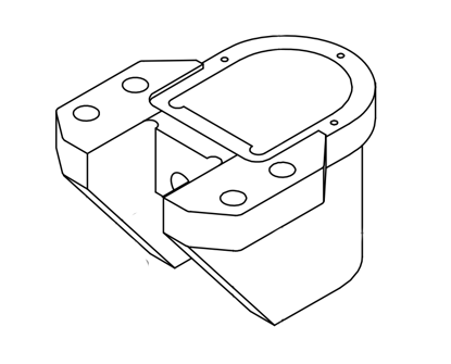 Picture of 0083 BEVEL GEAR HOUSING 182.5*150*92