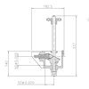 Picture of 0093LC Complete gearbox for up/down bottom horizontal spindle (0063H+0085+0083+0660+0112B+0074+0073+0082+0079+0124B) COMPACT/HYPERMAC/SPEEDMAC