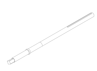 Picture of 0132 ADJUSTING LEVER 935L (4450) for right vertical spinlde radial positioning, Speedmac