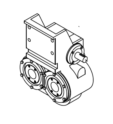 Picture of 0362B GEAR BOX TYPE 10.41:1 3L
