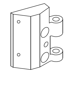 Picture of 0754 Chip breaker 87*117*51 for vertical left spindle