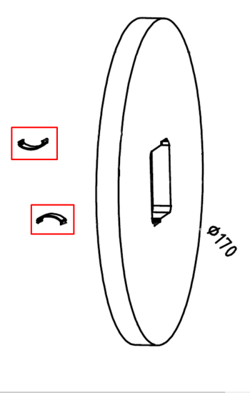 Picture of 1317M TENSION PLATE 10*13 FOR DISC BRAKE