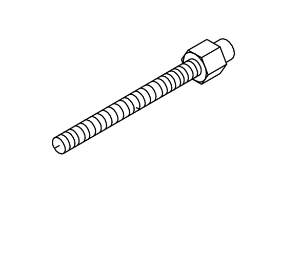 Picture of 2057 Adjusting screw 19*(21.9)*152(M12x1.75)