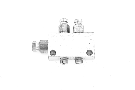 Picture of 0035H Block 2 manual adjust valve (DV-2 D4)