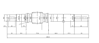 Picture of 2037B (0391L) Worm shaft L=283,9 mm for gearboxes 1062B, 0238B, 0243B, 0240B, 0236B, 0794B ratio 1:15 (WG055W5SYC2)