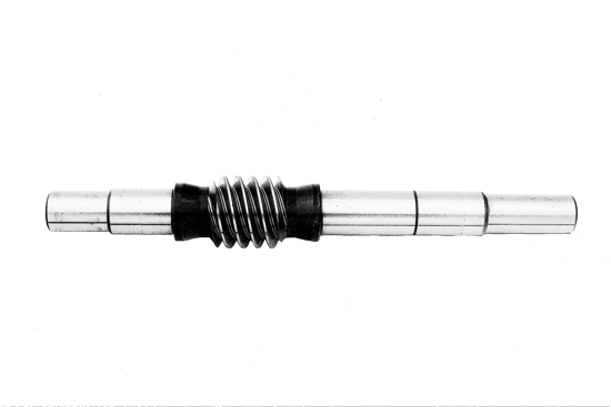 Picture of 1251B Worm shaft L=283,9 mm ratio 1:30 for gearboxes 2668B, 0013B, 0018B, 0015B, 0011B, 0423B (WG055W10SYC2)