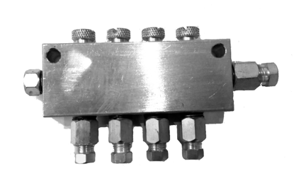 Picture of 0274H Block 4 manual adjust valves (DV-4 D4)