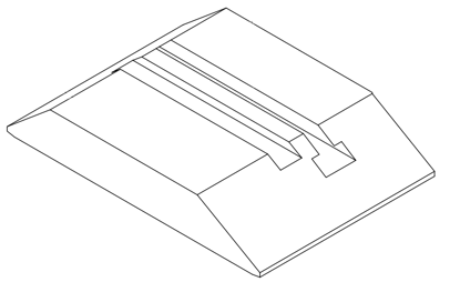 Picture of 3482 Pressure plate  225x164.5x39mm COMPACT HYPERMAC