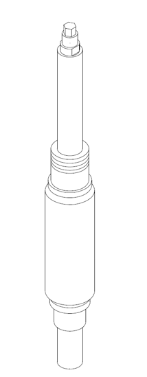 Picture of 0488 SPINDLE SHAFT HYPERMAC VERTICAL D40*D78*634