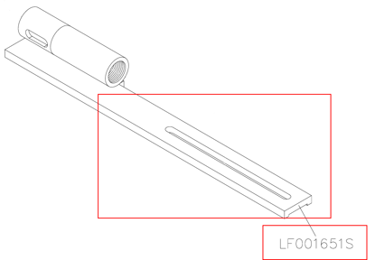 Attēls no Pamata plāksne 90*600*65 PLANERMAC