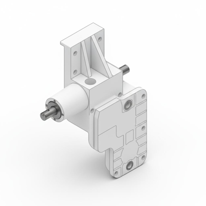 Picture of 0011B Gearbox (type:55-2L, ratio 1:30) double bearings
