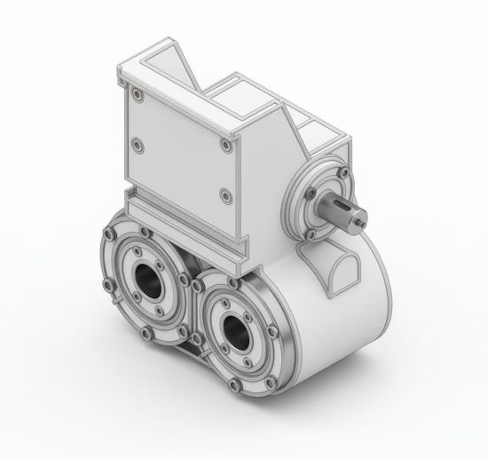 Picture of 0361B Gearbox (type:70-2T, ratio 10.41:1)