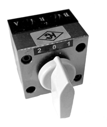 Picture of 0359H PNEUMATIC SELECTOR SWITCH (3 SELECTIONS) FOR JOINTERS