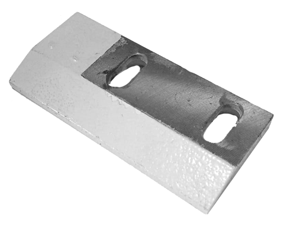 Picture of Piespiedējplāksne, pieņemošā 109.5x50x12mm iekšējā, augš vārpst,