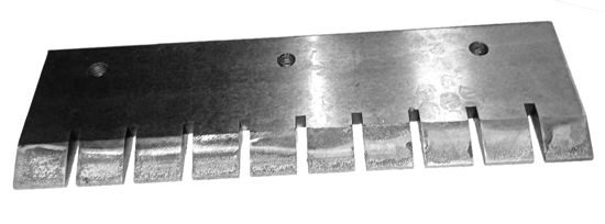 Picture of Plāksne, galda 250x75 mm aiz pirmās apakš vārpst Smart (hromēta)