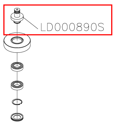 Picture of LD000890S Fixed shaft d56*80