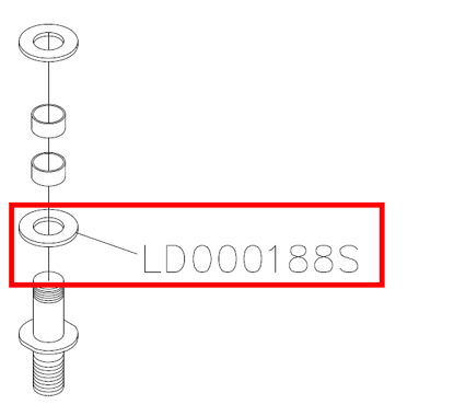 Picture of LD000188S Washer D68*d35.2*5