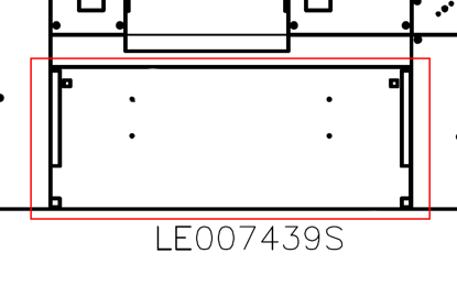Picture of LE007439S BOOTOM SEAL 1108*169.9*438