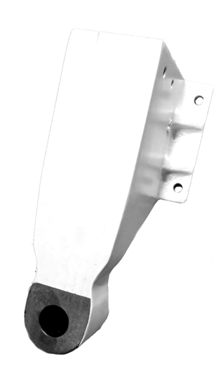 Picture of 2383 (2384) HoistingRoll Base 302.5*160*152 for center hole to center hole: 81mm & 81mm